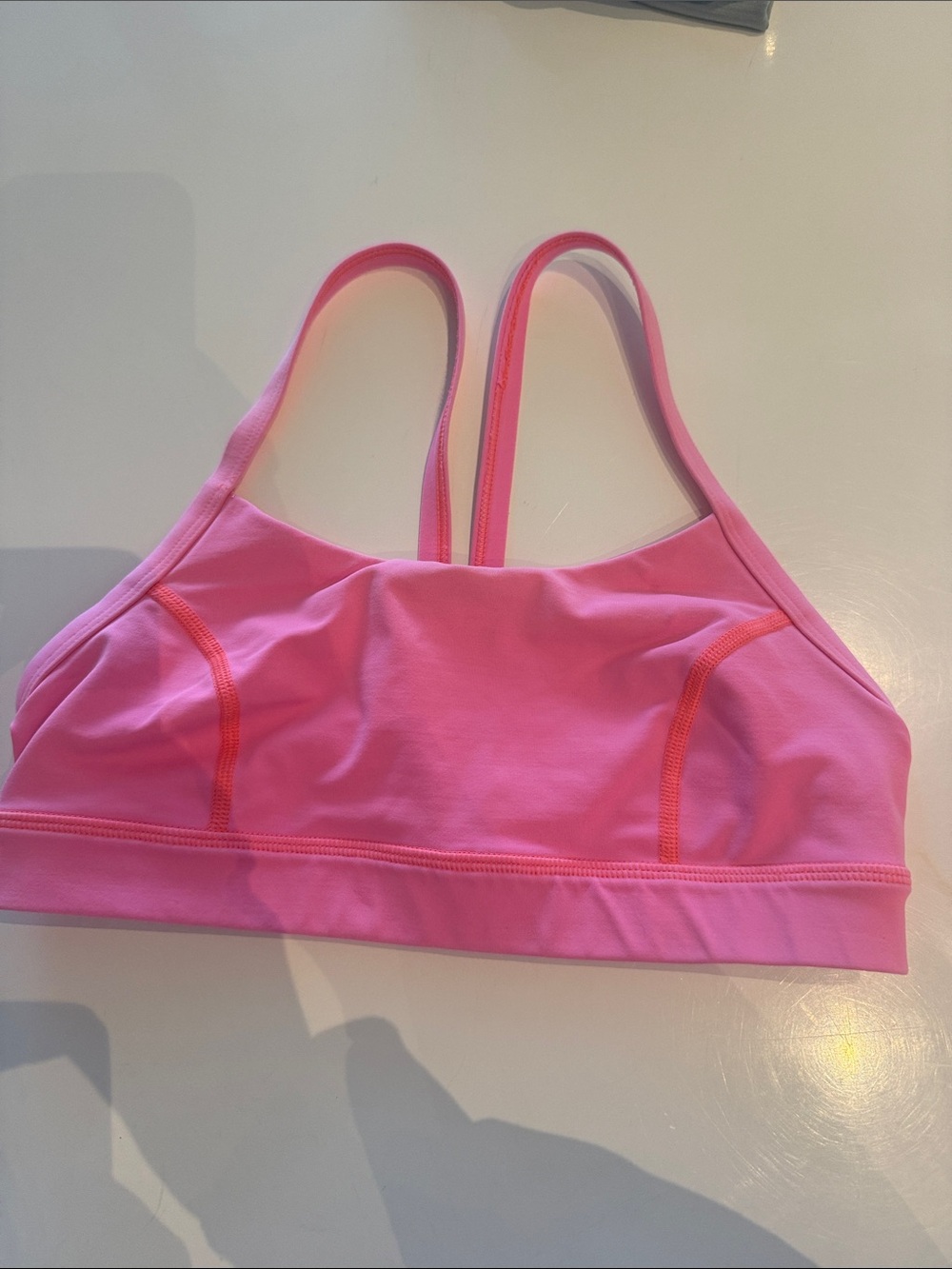 Lululemon pink sports bra